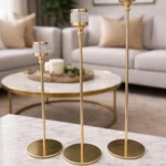 Crystal Stone Decorative Modern Pencil Candle