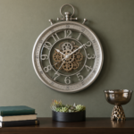 Vintage Gears Clock Stop Watch Design - Image 2