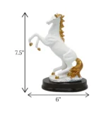 White Horse Statue For Home Decor - Image 2