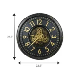 Imported Antique Large Size With Moving Gears Clock - Image 2