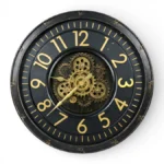 Imported Antique Large Size With Moving Gears Clock