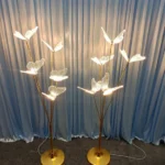 Led Butterfly Design Floor Lamp