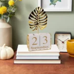 Metal Calender Showpiece for Table Decor - Image 4