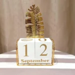 Metal Calender Showpiece for Table Decor - Image 6