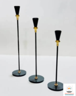 3pcs Metal Modern Pencil Candles | Home Décor