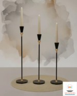 3pcs Metal Modern Pencil Candles | Home Décor - Image 2