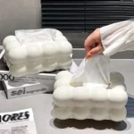 Luxury Solid Chic Plastic Tissue Box - Image 3