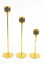 Crystal Stone Decorative Modern Pencil Candle - Image 3