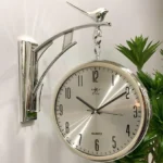 Imported Silver Edition Double Sided Clock (12Inch) - Image 2