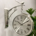 Imported Silver Edition Double Sided Clock (12Inch)