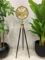 Imported Tripod Design Clock