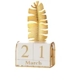 Metal Calender Showpiece for Table Decor - Image 5