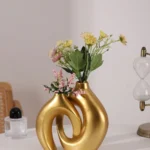 Imported 2PCS Set Creative Couple Series Home Decoration Vase Indoor Table Decoration