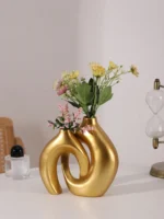 Imported 2PCS Set Creative Couple Series Home Decoration Vase Indoor Table Decoration