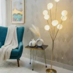 5ft Led Ball Corner Floor Lamp