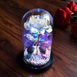 Colorful Rose Flower Light, LED for Valentine’S Day Birthday Lamp