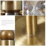 Brass Hourglass Sand Timer 360° Rotation Home Office Decor - Image 3