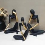 Antique Family Sculpture( Set of 3)