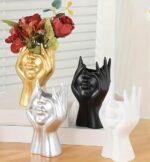 Imported Face Design Vase For Home Decor - Image 3
