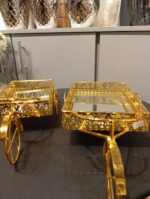 Imported Metal Cycle Tray Pair For Home Decor - Image 3