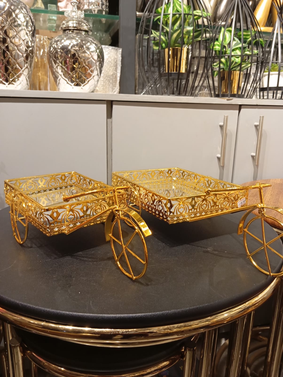 WhatsApp Image 2026-01-27 at 7.20.17 PM Imported Metal Cycle Tray Pair For Home Decor - Image 1