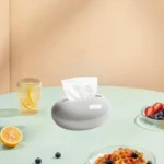 Imported PVC Oval Shape Tissue Box - Image 2