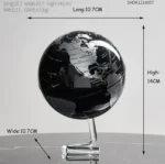 World Globe with Stand Rotating - Image 2