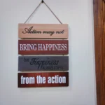 Happiness Quotation Wall Hanging For Decoration
