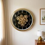 Rose gold mechanical wall clock - Image 2