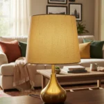 Aurora golden metal lamp (Pair)