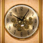 Imported Deep Glass Wall Clock