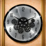 Imported Deep Glass Wall Clock - Image 2