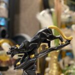 Angry Leopard Decorative Sculpture/ home & Living Decor Accent