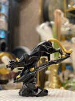 Angry Leopard Decorative Sculpture/ home & Living Decor Accent