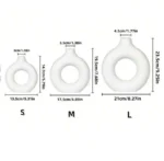 Imported Fiber Donut Vase Set - Image 3