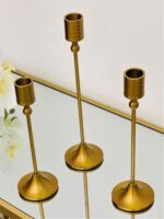 Retro Metal Pencil Candle Stand Set - Image 2