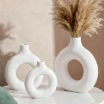 Imported Fiber Donut Vase Set