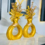 Chic Donut Style Vases – Set of 2