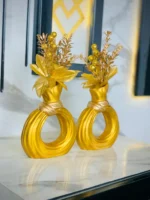 Chic Donut Style Vases – Set of 2