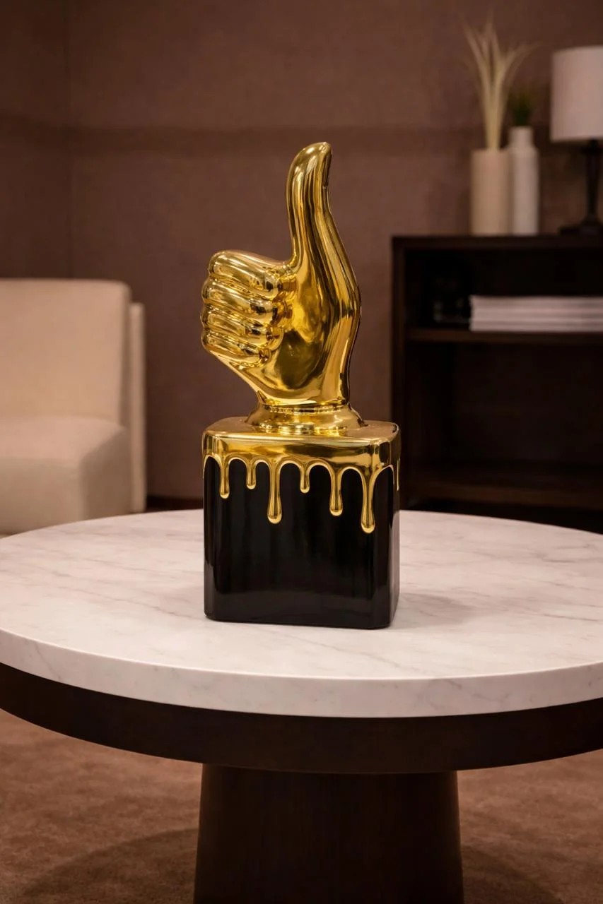 Thumb-largge-black Imported Thumb Style Showpiece - Image 1