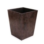 Leather DustBin+Tissue Box Set - Image 3