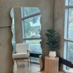 French background wall mirror