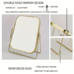 Double Sided Desktop Vanity Mirror - Image 2
