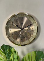Imported Imperial Gold Precision With Moving Gears Clock