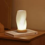 WaveCrest | USB Table Lamp – Contemporary Lighting with Elegant Design
