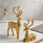 2PC DEER SET SMALL | Best Online Home Decoration Shop | Deer Set (Set) | Gul Plaza Vendor | Trusted Online Home Decor Shop | Best Online Home Decor Shop In Karachi | Wonders Decor.