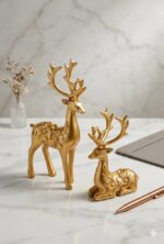 2PC DEER SET SMALL | Best Online Home Decoration Shop | Deer Set (Set) | Gul Plaza Vendor | Trusted Online Home Decor Shop | Best Online Home Decor Shop In Karachi | Wonders Decor.