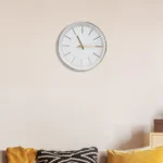 Luxury gold non ticking wall clock for modern home decor Pakistan
