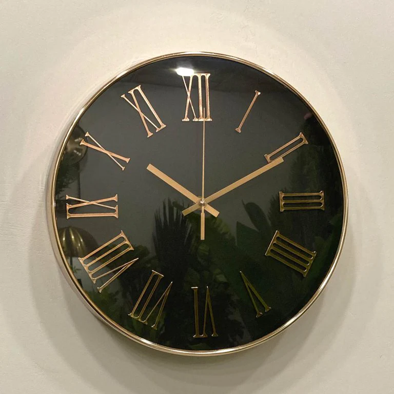 rn-image_picker_lib_temp_050a1989-03bc-4443-a397-41bfa65d3776 Roman Decent Imported Wall Clock (14Inch) - Image 1