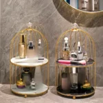 Marble Cage Makeup Cosmetic Organizer